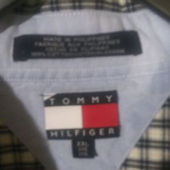 Tommy Hilfiger plaid button down - Picture 2 of 7